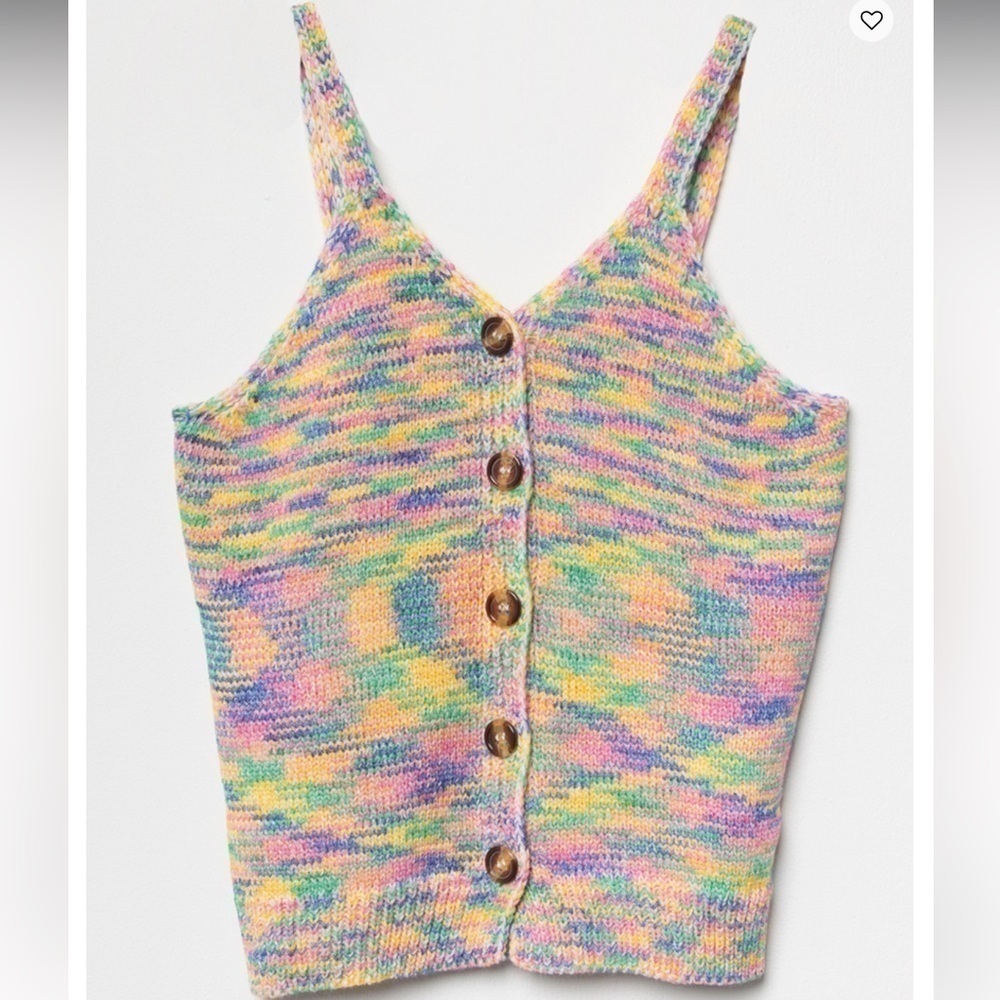 RSQ Girls Marled Sweater Cami Size L